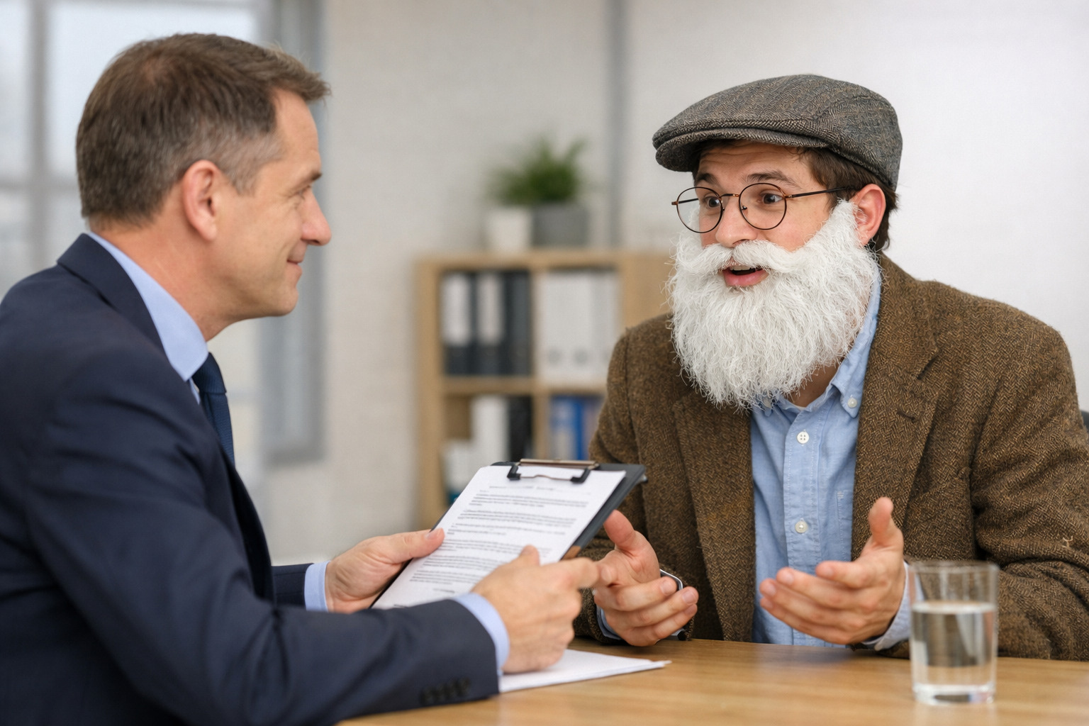 Bonjour, je viens pour le poste de développeur junior. J'ai les 10 ans d'expérience requis.